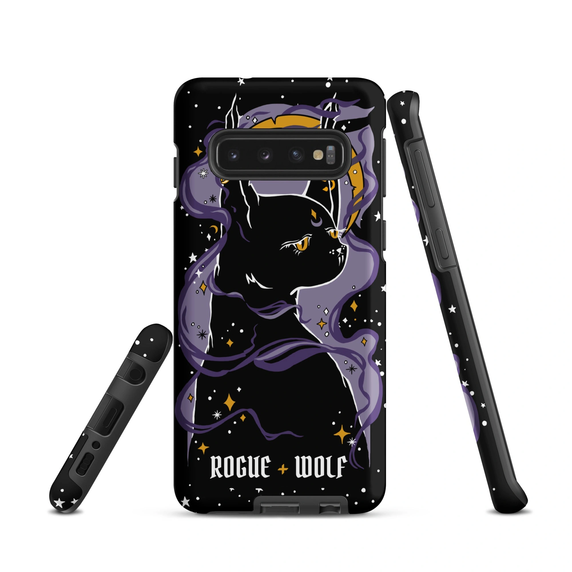 Dark Witch Kitten Case - Protect Your Samsung with Style & Strength.